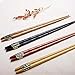 5 Pairs Chopsticks, KUAHAIHINTERAL Japanese Natural Wooden Chop Stick Reusable Classic Style Chopstick Set with Delicate Box as Present Gift (Natural Wood)