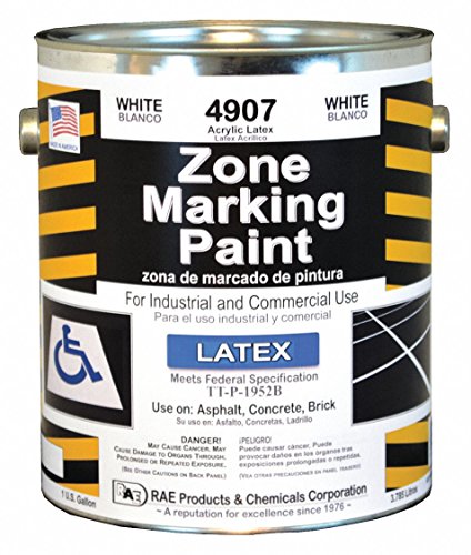 Pintura de marcación zona, color blanco, 1 galón: Amazon.com.mx