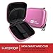 Pink Hard EVA Shell Case with Carabiner Clip & Twin Zips for the SoundMoovz Musical Bandz - by DURAGADGET