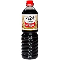 Yamasa Soy Sauce, Naturally Brewed Preservative Free, 34 fl. oz. Japan Imported (Pack of 2)