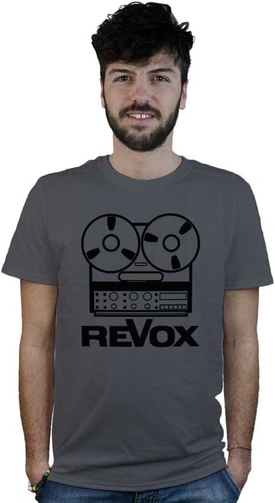 T-Shirt Registratore a Bobine, Maglietta Musica Vintage Dj