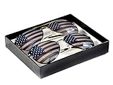 American Flag Mirror Sunglasses Glasses P&P Inc.