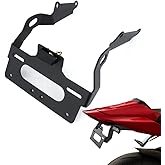 REARACE Fender Eliminator Tail Tidy Fit for CBR650R/CB650R 2021-2026 | Fit for CB1000 Hornet/SP 2026, License Plate Bracket with LED Light, OEM &amp; M10 Signals Fit, Hardware Included
