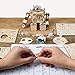 ROKR 3D Assembly Puzzle DIY Wooden Music Box,Building Craft Kits,Wooden Robot Toy Figure for Kids,Brain Teaser Educational Gifts for Girls Boys Adults When Christmas Birthday Valentine's Day