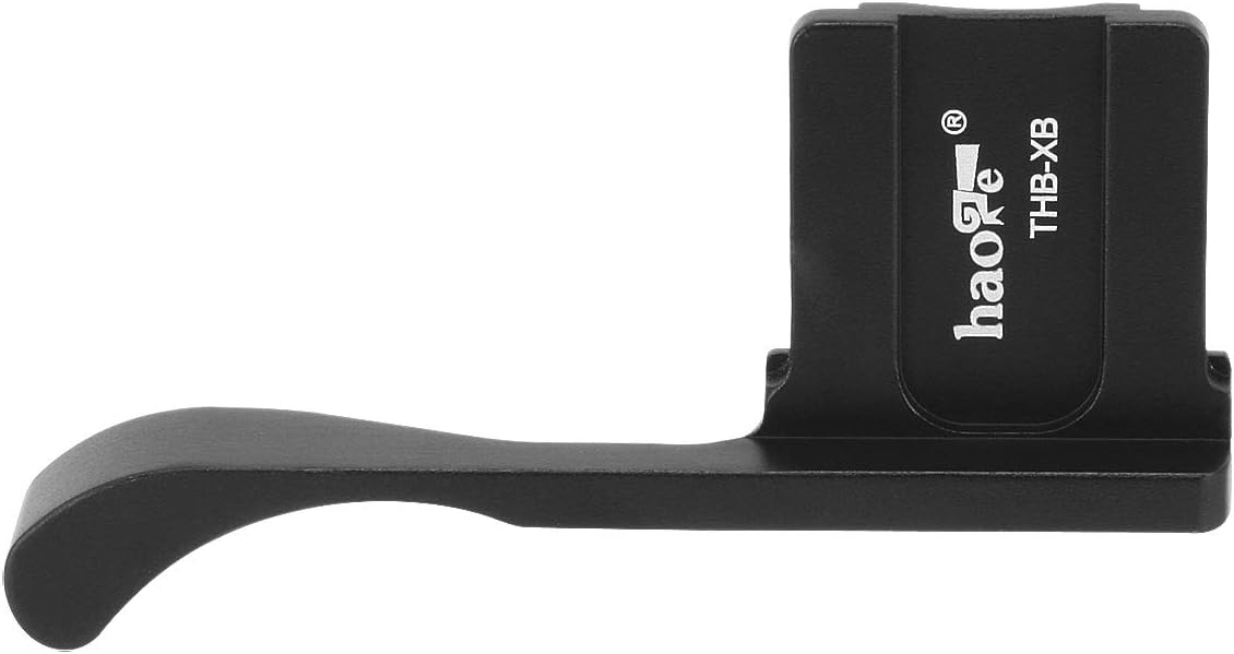 Haoge THB-XB Metal Hot Shoe Thumb Up Rest Thumbs Up Hand Grip Designed for Fujifilm Fuji FinePix X-E4 X100F X100V X-Pro2 XPro2 X-Pro3 XPro3 Camera Black Better Balance & Grip Convenience - Image 5