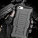 iPhone 6S Plus / 6 Plus Case, Cocomii Robot Armor NEW [Heavy Duty] Premium Belt Clip Holster Kickstand Shockproof Hard Bumper Shell [Military Defender] Full Body Dual Layer Rugged Cover Apple (Black)