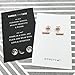 Honeycat Flat Drop Bar Stud Earrings in 18k Rose Gold Plate | Minimalist, Delicate Jewelry (Rose Gold)