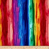Timeless Treasures Radiance Watercolor Stripe Multi Fabric By The Yard