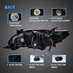 VLAND Led Headlights Compatible with Toyota Corolla