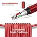 Micro USB Cable 3Ft 3 Pack, Cabepow Android Charger Cable, Durable Premium Nylon Braided Fast Phone Charger Cord for Samsung Galaxy S7 S6 S7 S5,Note 5 (Red)