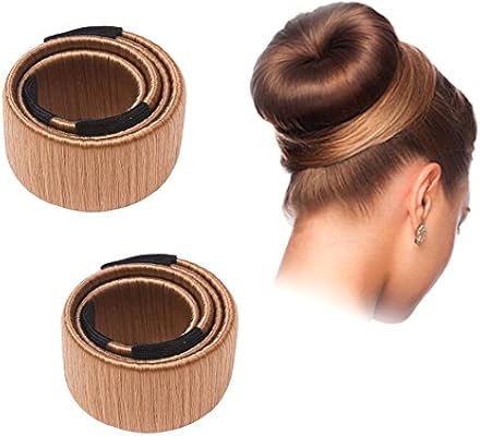 Tininna 2 Pcs Hair Accessories Hair Bun Shapers Modern Hair