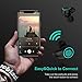 HolyHigh True Wireless Stereo Bluetooth 5.0 Earbuds with 3000mAH Charging Case,120H Playtime/Deep Bass/Noise Cancellation/Waterproof Earphones, in-Ear Headphones with Built-in Mic for Android