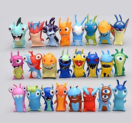 New! 24pcs/set Cartoon Slugterra PVC Action Figures Model Toys Dolls Christmas Gifts Boys Toys