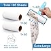 Wangstar Lint Roller for Pet Hair Remover Set, 6.7, 180 Lint Refills & Pet Hair Grooming Glove (1 T Lint Roller+3 Refills+1 Glove)