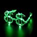 Fun Central G733 LED Light Up Green Dollar Shades