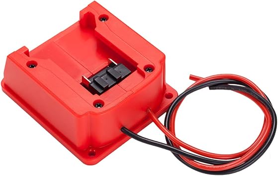 Amazon Com Power Wheel Adapter For Milwaukee M18 Battery 18v Dock Power Connector 14 Gauge Robotics Electronics