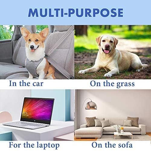 Dog Cool Mat, Dogs Self Cooling Gel Mat Pads Pet Cool Beds (Medium (50x65cm), pineapple cooling mat) - Image 3