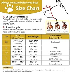 YAYOSUE Soft Dog Muzzle for Large Medium Small