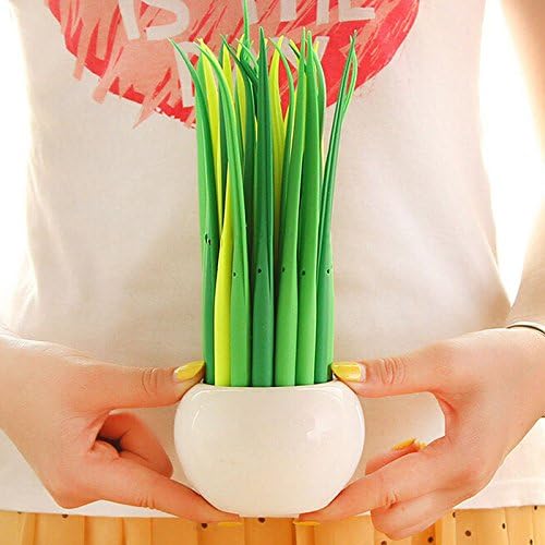 New Novelty Grass Leaf Pen Grass blade Pen Office School Student Supplies Gift .