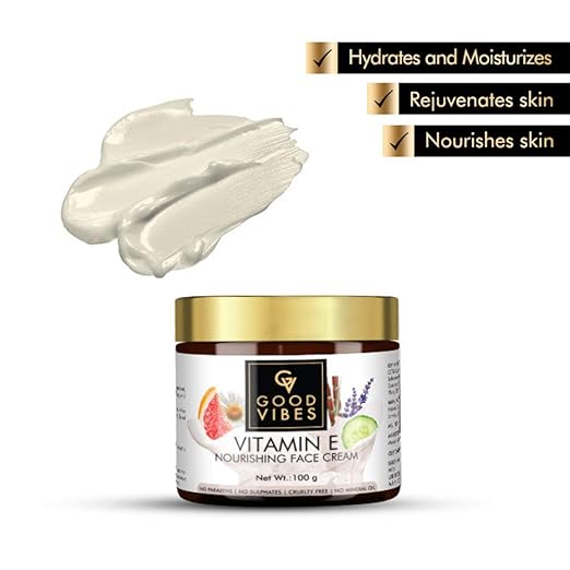 good vibes vitamin e nourishing face cream