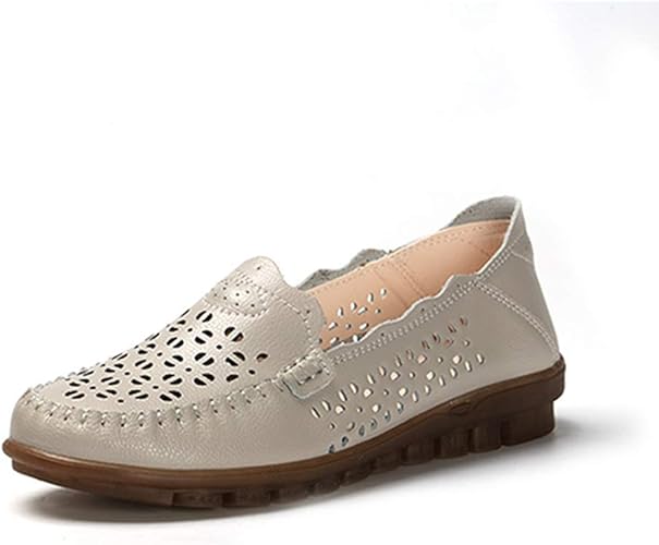 Amazon Mamre モカシン レディース 婦人靴 ママシューズ カジュアル スリッポン ローファー 軽量 疲れにくい 長時間立ち仕事 履きやすい ナースシューズ ウォーキングシューズ 看護師 通勤 軽量 通気性 蒸れない ローファー Mamre 安全 作業靴 ナースシューズ