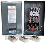 25 amp Motor Starter 7.5hp 3ph 230V definite purpose magnetic motor starter from Square D 8911dpsg23v09