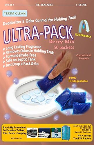 Deodorizer & Odor Control for Holding Tank - Berry Mix 50 Packets