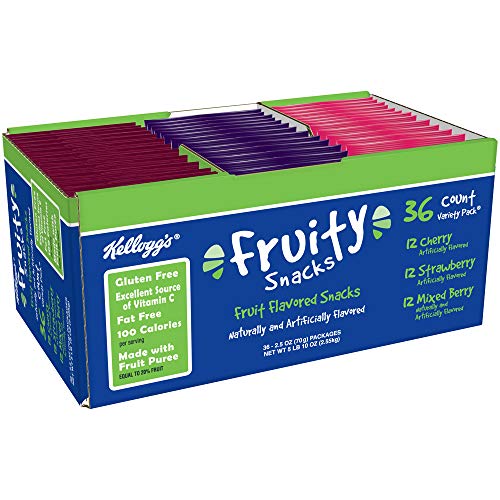 Kellogg's Cherry Fruit Snacks Nutrition Facts