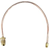 Fatboy Propane 22" Copper Pigtail POL x 1/4" Inverted Flare Automatic Changeover Regulators
