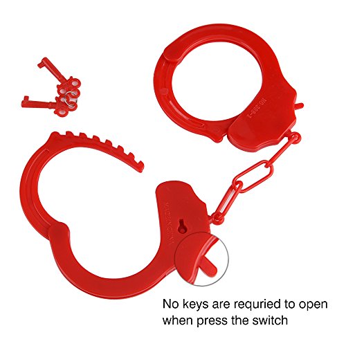 Kuuqa 4 Pack Kids Play Toys Plastic Handcuffs with Keys Police Costume Party eBay