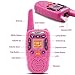 Eoncore T358 Walkie Talkies for Kids Two Ways Radio Toy Long Range 22 Channels 10 Call Tone Build-in Flashlight Pink