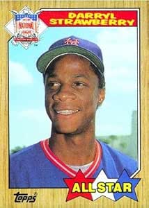1987 topps darryl strawberry all star