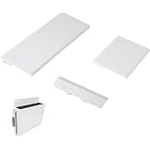 Ikpek 3 in 1 Dust Door Replacement for Wii Console, Repair Part Slot Cover for Nintendo GameCube, Repair Door for NGC Conrtroller NGC Memory SD Slot Lid