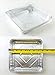 Handi-Foil Square Aluminum Foil Cake Pan w/Clear Dome Lid - Disposable Pans (Pack of 50 Sets)