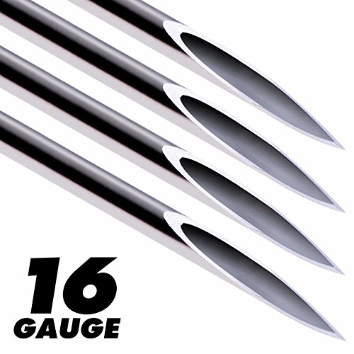 ACE Needles 100 Mix Body Piercing Needle Sizes 12g, 14g, 16g, 18g and 20g (20 pcs Each) - Thumbnail 5