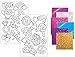 Peaceable Kingdom Sticker Crafts Make My Own Sweet Stuff 3D Foil Art Stickers Kit for Kids