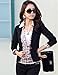 Legou Women's Slim OL Office Short Blazer Size L Beige
