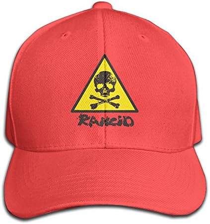 SHKUK Rancid Out Come The Wolves+bone Unisex Pure 100% Cotton Adjustable Peaked Cap Fashion Sports Washed Baseball Hunting Cap Trucker Hats Red