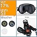 Zionor X Ski Snowboard Snow Goggles OTG Design for Men & Women with Spherical Detachable Lens UV Protection Anti-Fog