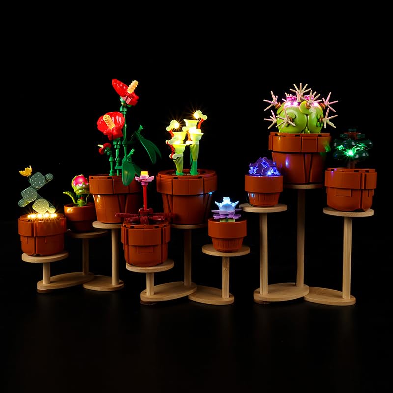 Kyglaring LED Light Set for Lego Plants Building Blocks Sets, 10329 (No Model), Tiny Plants Lighting Kit Compatible with Lego Botanical Collection 10329 (Classic Version)