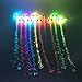 Z ZICOME 10 Pack Light Up Fiber Optic Led Hair Lights - Multicolor Flashing Barettes - Party Supplies