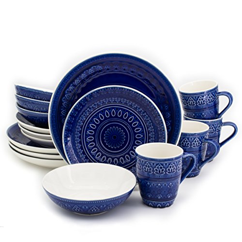 Euro Ceramica Fez Collection 16 Piece Ceramic Kuwait Ubuy
