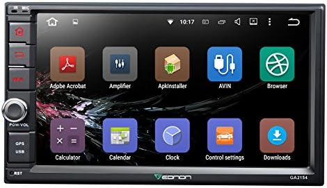 Eonon CA2154 Android 5.1.1 Car GPS Quad Core Lollipop in Dash GPS Radio Stereo 7 Inch 2 Din Touch Screen Bluetooth 4.0 Navigation + Backup Camera