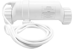 GOMADEIT Salt Water Pool Chlorinator System, Salt Cell for Pool, Compatible with Hayward Turbo Cell T-15, 40000 Gallon, W3T-CELL-15