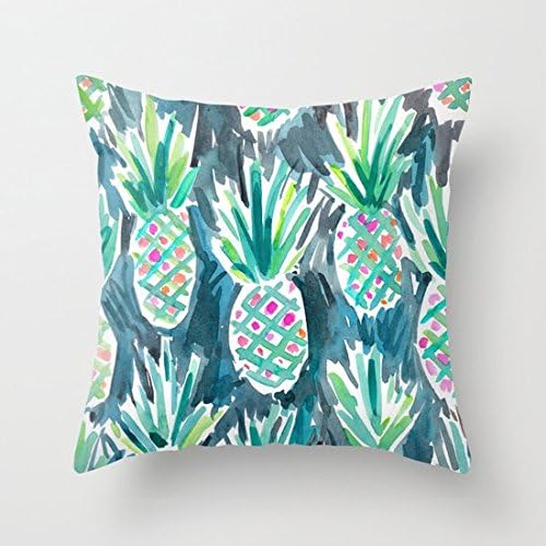 Wild Pineapples Cushion Throw Pillow Cover 26 x 26 In