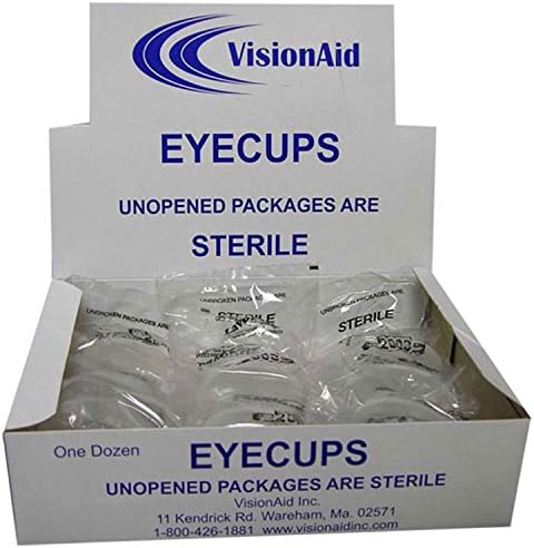 VisionAid 0.25 Ounce Sterile Eyecup, 01008