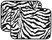 ZEBRA A Set of 4 Universal Fit Animal Print Carpet Floor Mats for Cars/Truck White Tiger