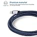 iPhone Charger, Atill Lightning Cable 3Pack 10FT Nylon Braided iPhone 8Pin Lightning Charging & Sync Charger Cord for iPhone7 7Plus 6s 6sPlus 6 6Plus SE 5 5S 5C iPad iPod & More (BlackBlue)