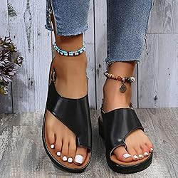Aniywn Women Wedges Sandals Open Toe Comfy Platform