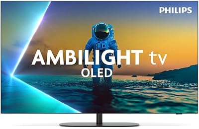 Ambilight 48OLED820 4K OLED Smart TV Écran 48" avec P5 AI Picture, Google TV, Dolby Vision et Son Dolby Atmos Fonctionne avec Alexa et Google Assistant